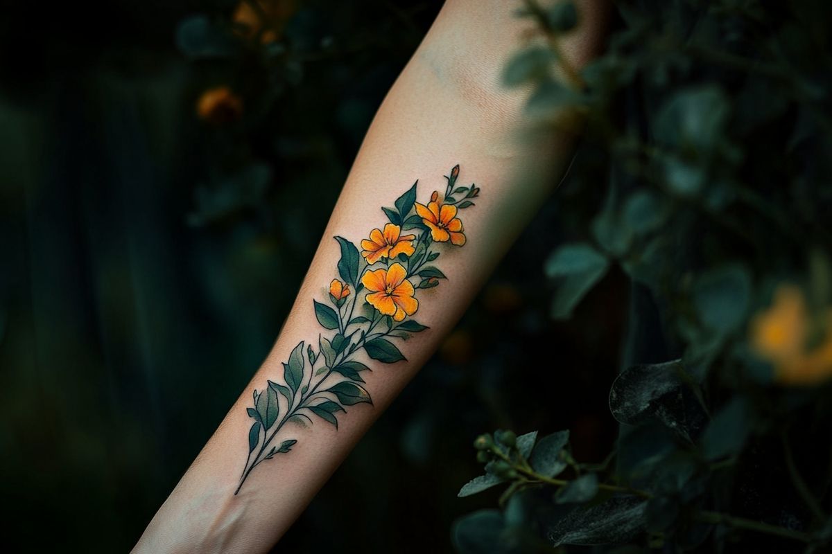 Pourquoi choisir un tatouage de freesia?