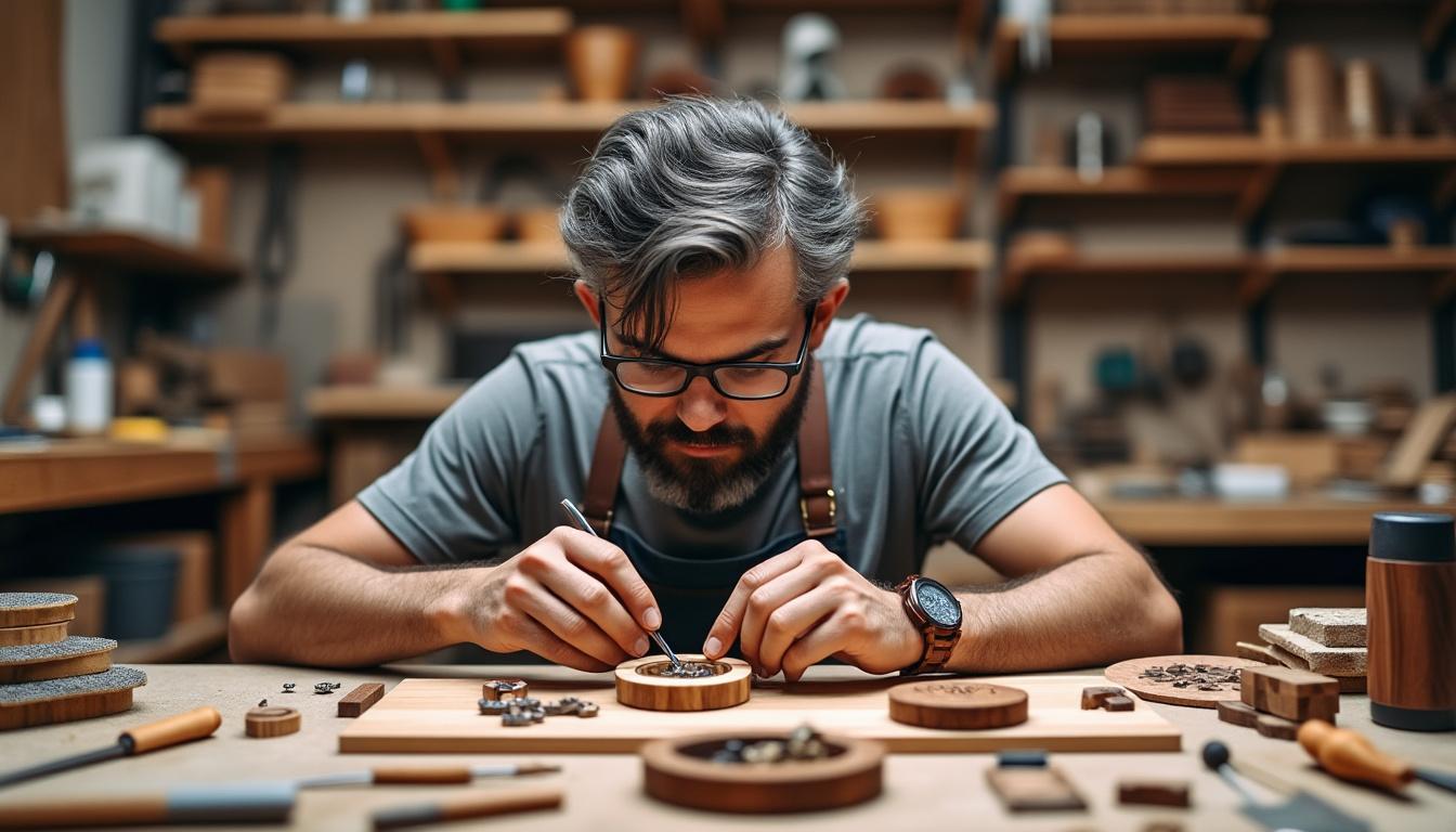 découvrez notre coffret cadeau élégante de montre en bois, parfait pour toutes les occasions. offrez un présent unique avec une livraison rapide et faites plaisir à vos proches avec ce cadeau original et intemporel.
