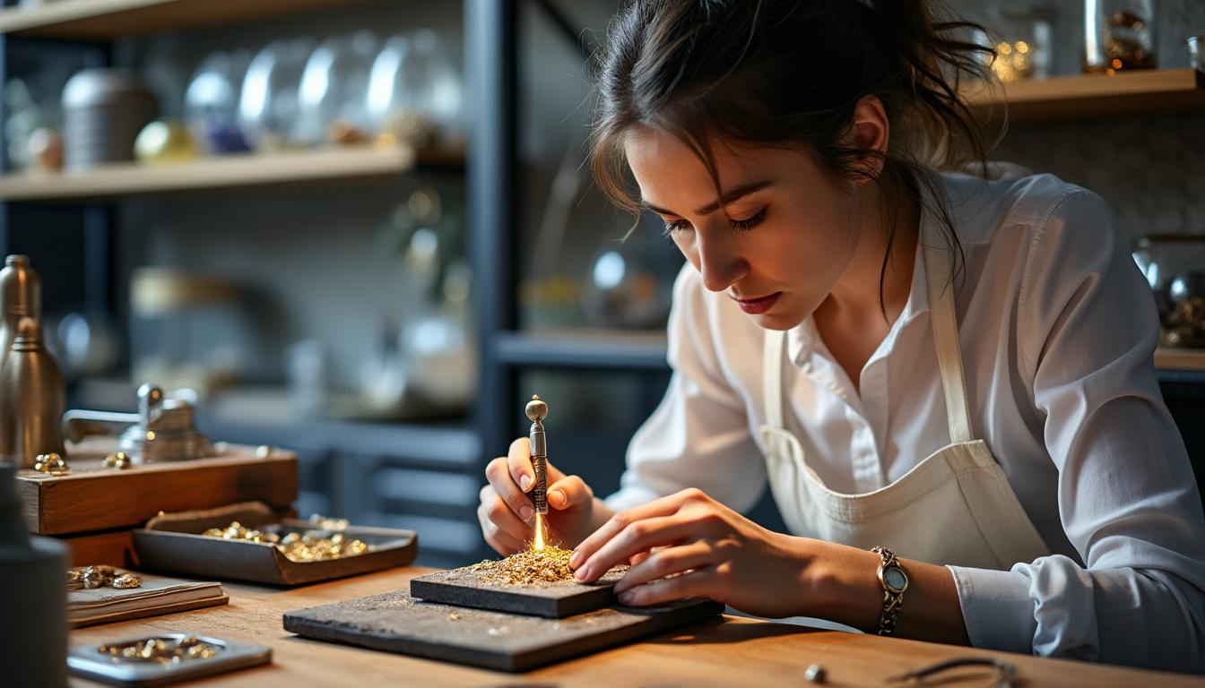 découvrez les secrets de la joaillerie à travers l'art fascinant des bijoux en anneaux entrelacés. apprenez le processus créatif et technique qui transforme des matériaux précieux en œuvres d'art uniques, alliant esthétique et savoir-faire.