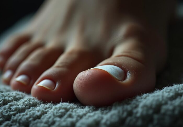 Quand consulter un médecin pour un trait blanc sur les ongles des pieds ?
