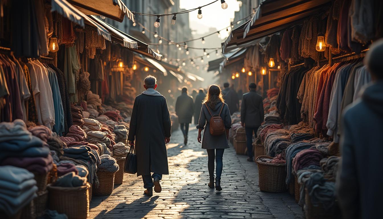 découvrez l'univers fascinant des vêtements vendus sur les marchés ! cette expérience shopping incontournable vous offre une variété de styles uniques, des prix attractifs et l'authenticité des créations locales. plongez dans l'ambiance animée des marchés et laissez-vous surprendre par des pièces originales qui reflètent la culture et le savoir-faire des artisans.