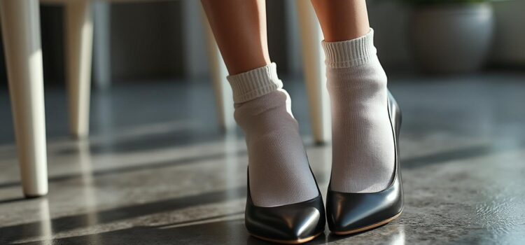 Escarpins avec des chaussettes : un incontournable de la garde-robe moderne