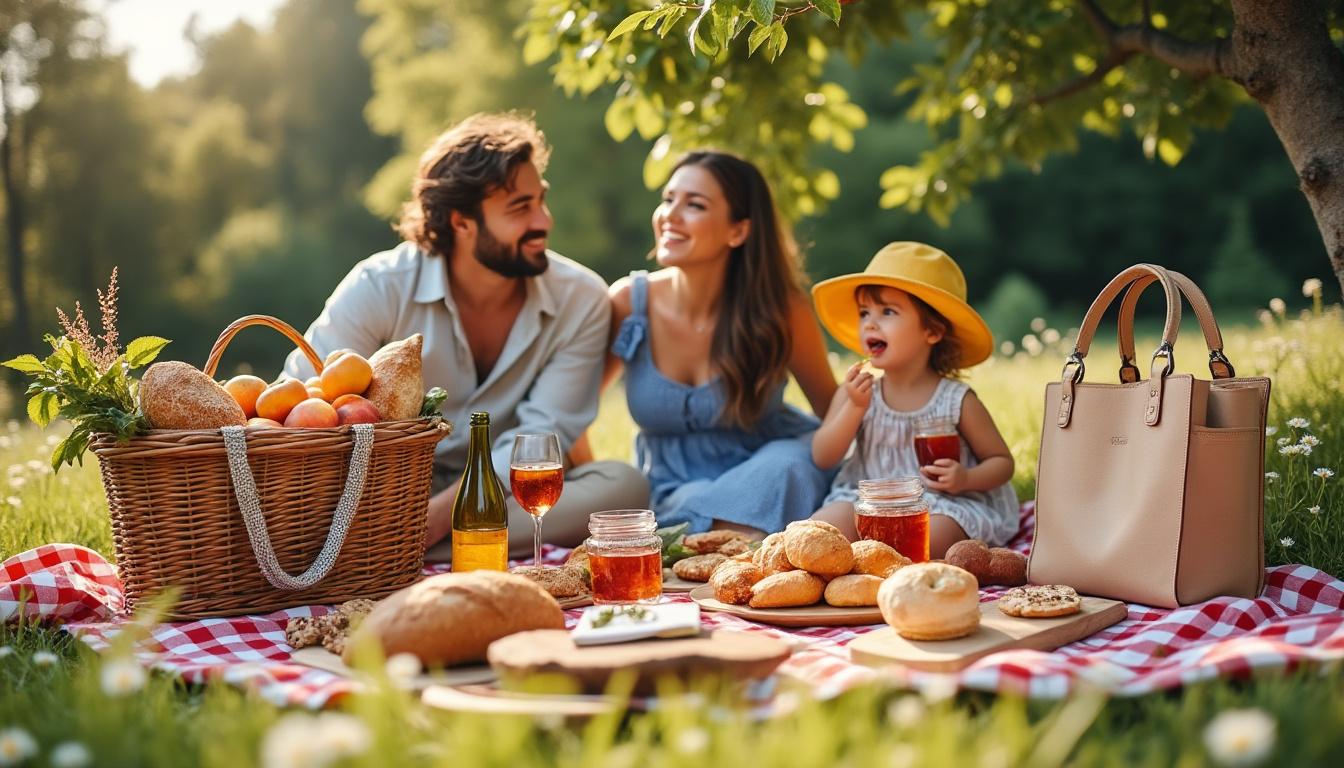 découvrez notre sac cabas pour pique-nique chic, l'accessoire indispensable pour des sorties élégantes et pratiques. emportez vos repas avec style et faites sensation à chaque sortie.