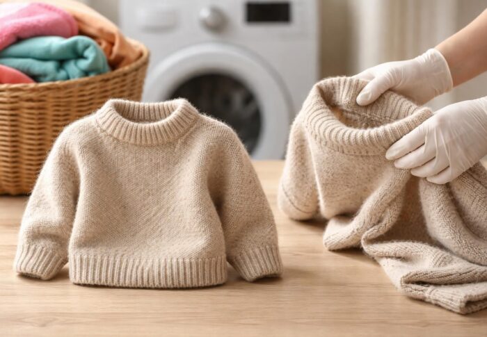 Pull en laine qui rétrécit : causes, lavage et entretien