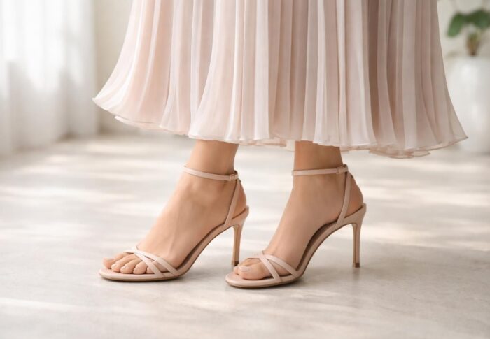 Chaussures idéales pour compléter une jupe longue plissée
