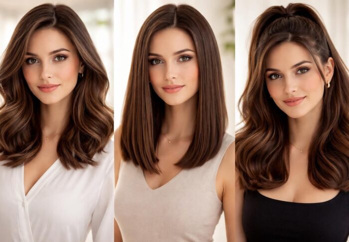 Coiffure femme mi-long : styles polyvalents
