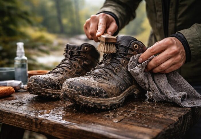 Comment bien nettoyer des chaussures de marche après la randonnée