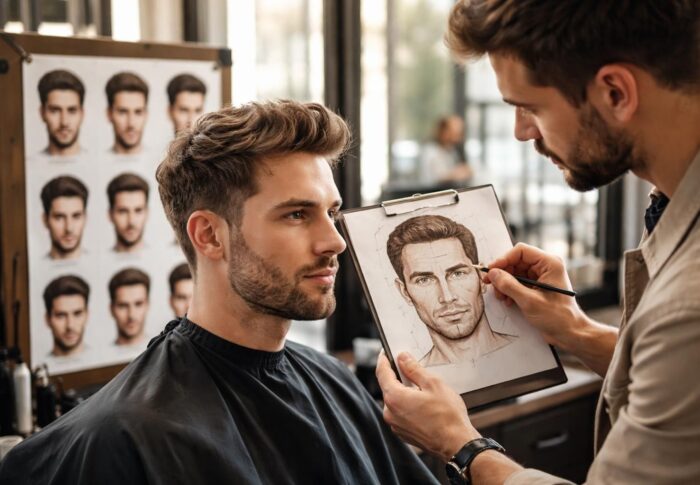 Comment choisir le trait pour la coupe homme qui convient à votre visage