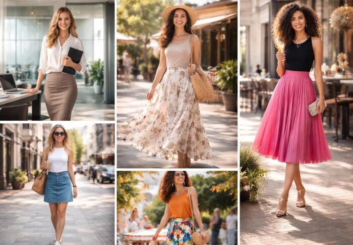 Explorez les types de jupe qui s&rsquo;adaptent à toutes les occasions