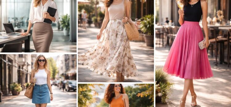 Explorez les types de jupe qui s&rsquo;adaptent à toutes les occasions