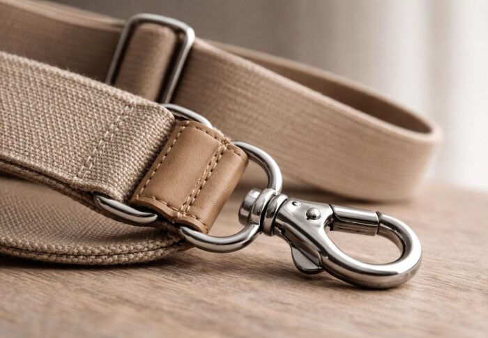 Style modulable : bandoulière de sac avec mousqueton