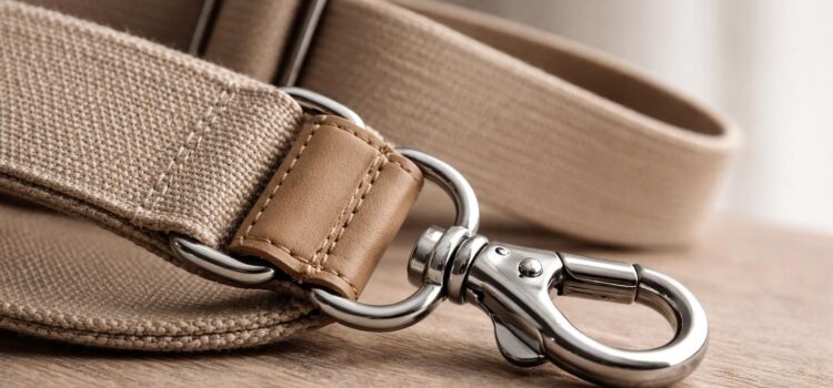 Style modulable : bandoulière de sac avec mousqueton