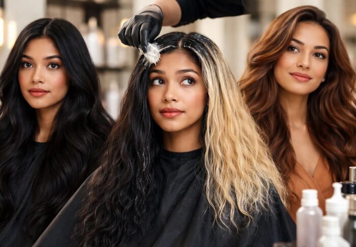 Décoloration sur cheveux noirs : étapes, risques et alternatives