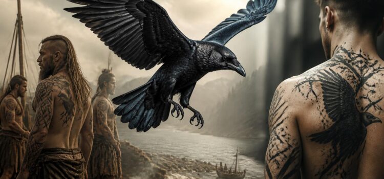 La signification du tatouage du corbeau à travers les âges