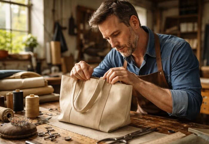 L&rsquo;artisanat à son meilleur : l&rsquo;atelier couture sac cabas sur mesure pour tous