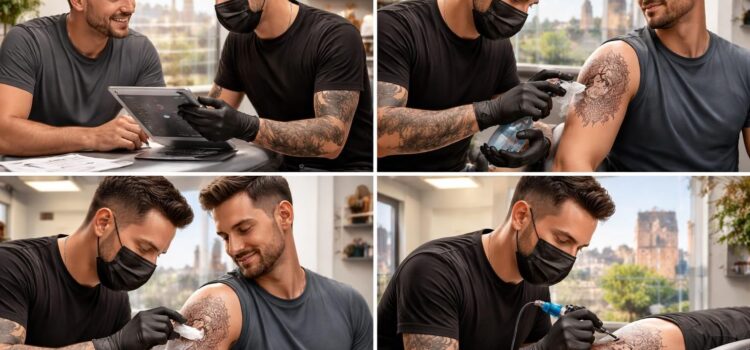 Les étapes pour un tatouage réussi avec un tatoueur à Rodez