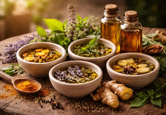 Les recettes de mélanges à base d&rsquo;huile de sésame pour massage ayurvedisch que vous devez essayer