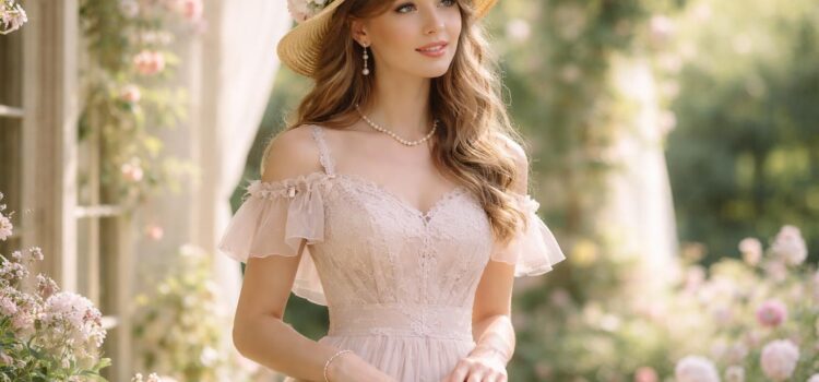 Vêtements femme au style romantique : idées looks
