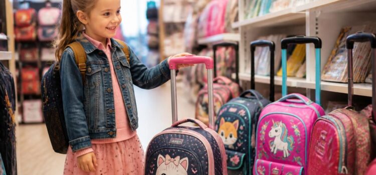 Choisir le cartable à roulettes parfait pour une fille en CP