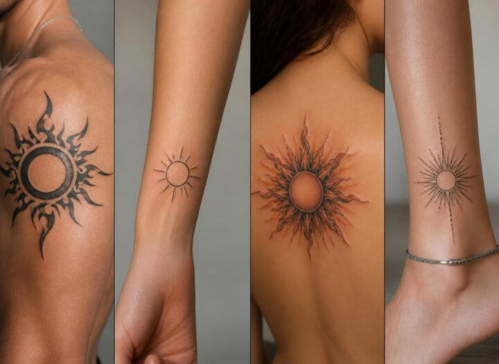 découvrez comment choisir un design de tatouage inspiré par la signification profonde du soleil, symbole de lumière, énergie et renouveau.
