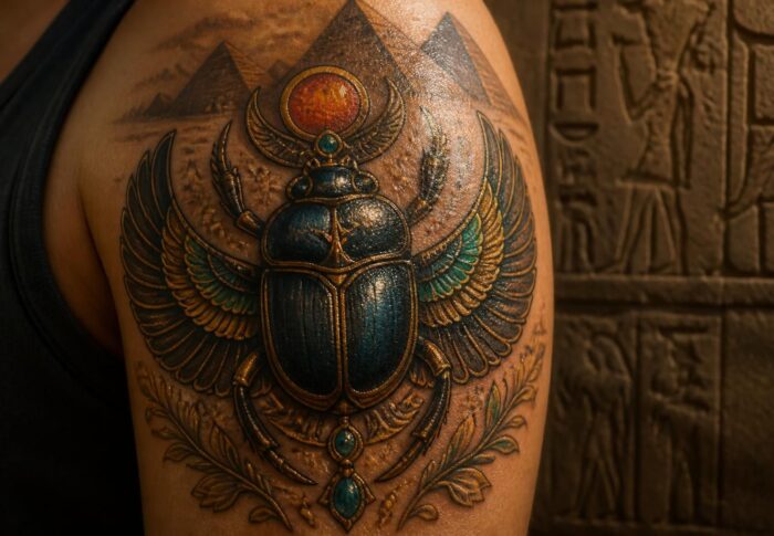 Pourquoi le tatouage du scarabée égyptien est devenu un symbole intemporel de la culture
