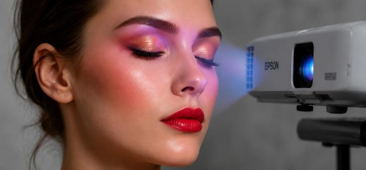 Teintes make-up : couleurs fidèles grâce à vidéoprojecteur Epson