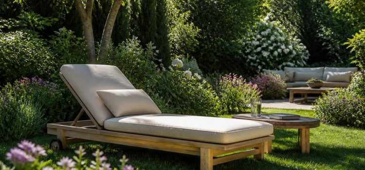 La chaise longue : confort et design au jardin