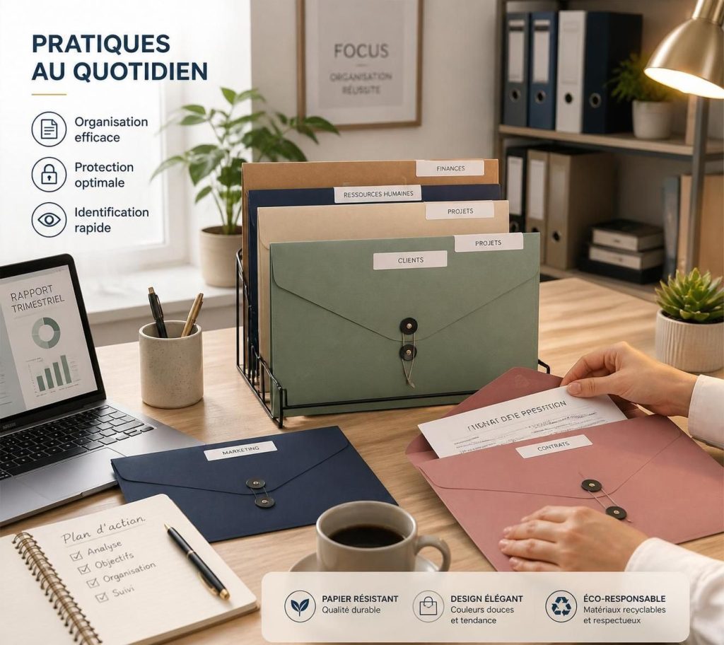 découvrez les avantages pratiques de la pochette enveloppe pour organiser et protéger efficacement vos papiers au quotidien.